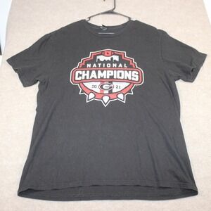 Georgia Bulldogs 2021 National Champions T-Shirt Mens XL Black District Tee